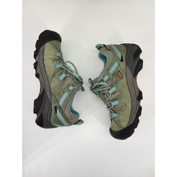 KEEN Targhee II Waterproof Women's Size 8 Leather Green Hiking Shoes Athletic - Picture 5 of 9